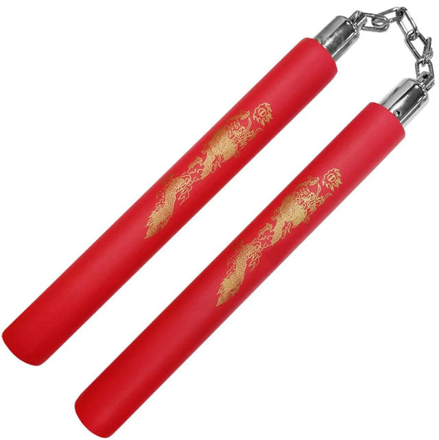 Foam Nunchucks for Kids and Beginners – Safe Martial Arts Training Sticks with Chain – Lightweight Sponge Karate Practice Equipment