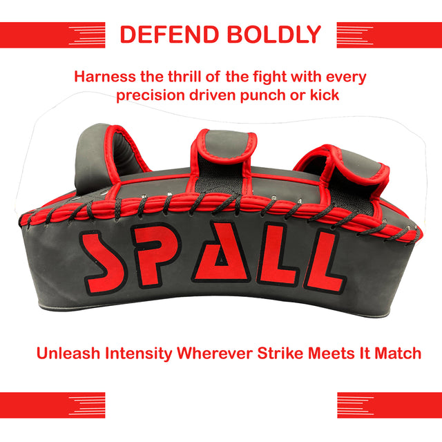 Arm Mitt Kick Boxing Gold Red White(SI-1583) | Ideal for All Surfaces, Kids & Adults | Match-Ready | Includes Pump & Needle | Durable & Long-Lasting Performance