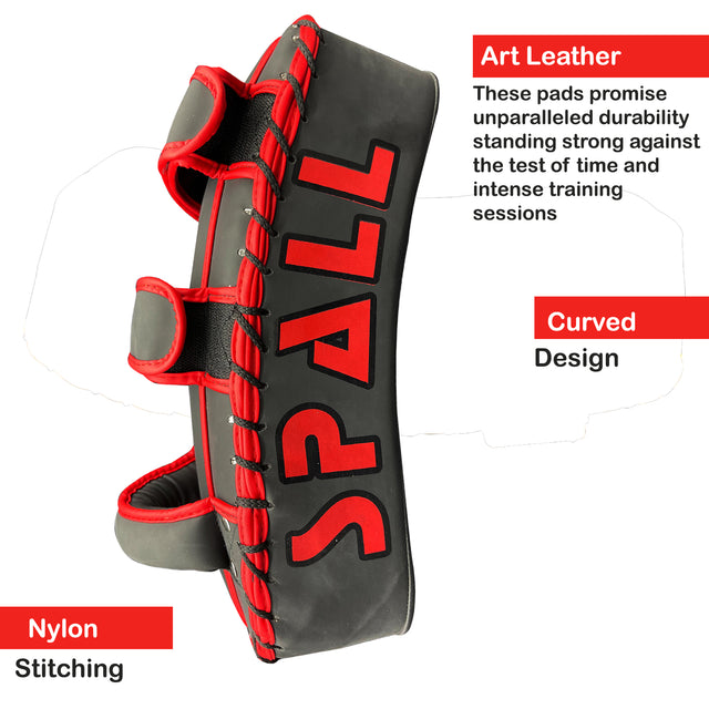 Arm Mitt Kick Boxing Gold Red White(SI-1583) | Ideal for All Surfaces, Kids & Adults | Match-Ready | Includes Pump & Needle | Durable & Long-Lasting Performance
