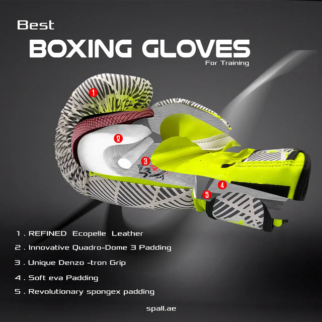 Professional Boxing Gloves For Strong Punches Sparring And Kickboxing Fighting Punch Bag Workout Muay Thai And Training(SI-1490) | Ideal for All Surfaces, Kids & Adults | Match-Ready | Includes Pump & Needle