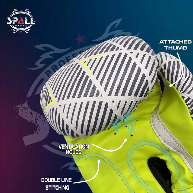 Professional Boxing Gloves For Strong Punches Sparring And Kickboxing Fighting Punch Bag Workout Muay Thai And Training(SI-1490) | Ideal for All Surfaces, Kids & Adults | Match-Ready | Includes Pump & Needle