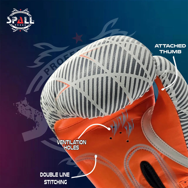 Professional Boxing Gloves For Strong Punches Sparring And Kickboxing Fighting Punch Bag Workout Muay Thai And Training(SI-1490) | Ideal for All Surfaces, Kids & Adults | Match-Ready | Includes Pump & Needle