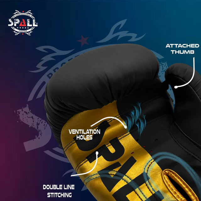 Boxing Gloves For Sparring Training & Fighting Lightweight (SI-1666) | Ideal for All Surfaces, Kids & Adults | Match-Ready | Includes Pump & Needle | Durable & Long-Lasting Performance