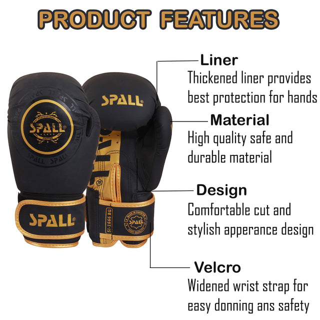 Boxing Gloves For Sparring Training & Fighting Lightweight (SI-1666) | Ideal for All Surfaces, Kids & Adults | Match-Ready | Includes Pump & Needle | Durable & Long-Lasting Performance