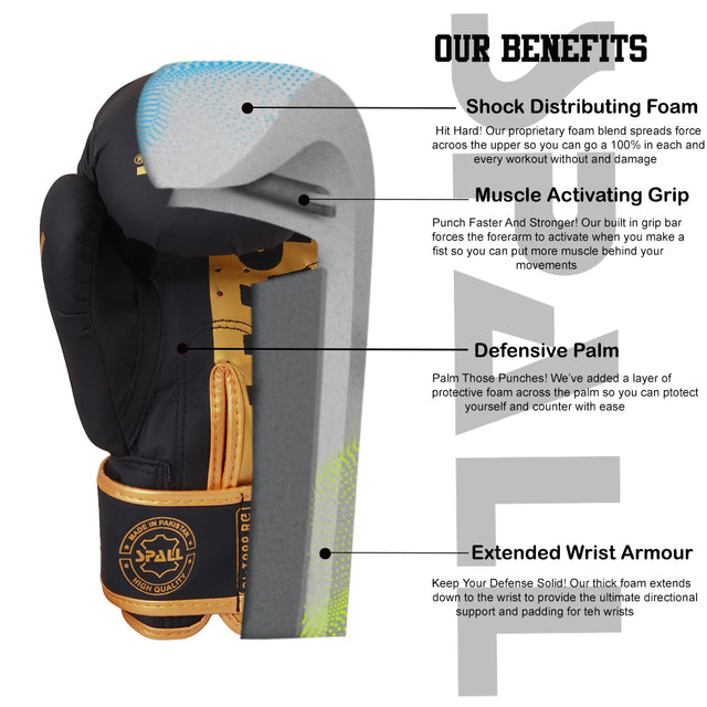 Boxing Gloves For Sparring Training & Fighting Lightweight (SI-1666) | Ideal for All Surfaces, Kids & Adults | Match-Ready | Includes Pump & Needle | Durable & Long-Lasting Performance
