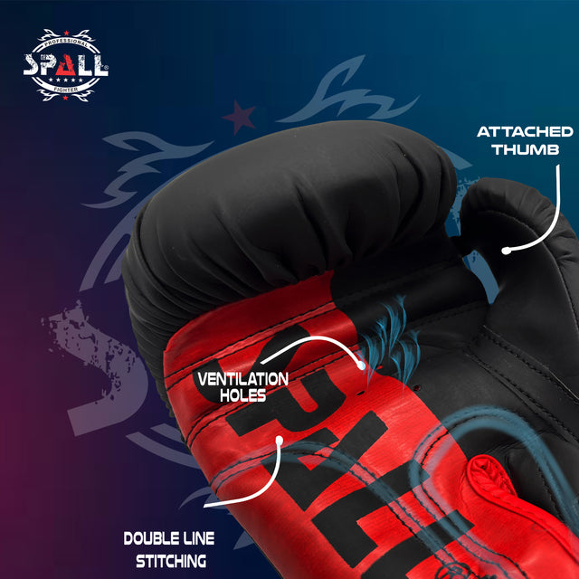 Boxing Gloves For Sparring Training & Fighting Lightweight (SI-1666) | Ideal for All Surfaces, Kids & Adults | Match-Ready | Includes Pump & Needle | Durable & Long-Lasting Performance