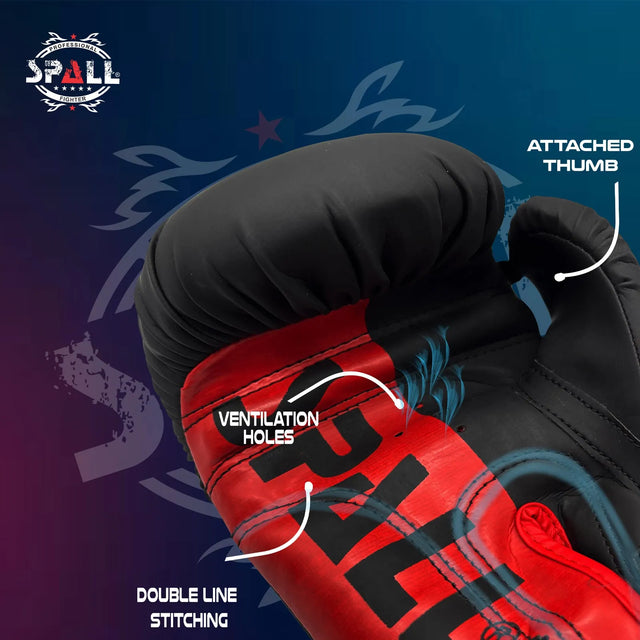 Boxing Gloves For Sparring Training & Fighting Lightweight (SI-1666) | Ideal for All Surfaces, Kids & Adults | Match-Ready | Includes Pump & Needle | Durable & Long-Lasting Performance