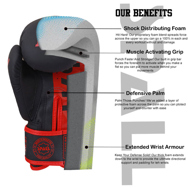 Boxing Gloves For Sparring Training & Fighting Lightweight (SI-1666) | Ideal for All Surfaces, Kids & Adults | Match-Ready | Includes Pump & Needle | Durable & Long-Lasting Performance
