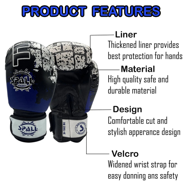 Boxing Gloves For Sparring Training And Fighting Lightweight | Ideal for All Surfaces, Kids & Adults | Match-Ready | Includes Pump & Needle | Durable & Long-Lasting Performance