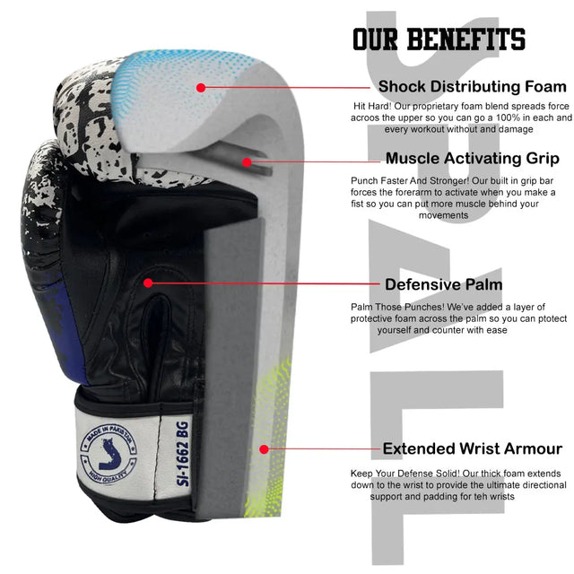 Boxing Gloves For Sparring Training And Fighting Lightweight | Ideal for All Surfaces, Kids & Adults | Match-Ready | Includes Pump & Needle | Durable & Long-Lasting Performance