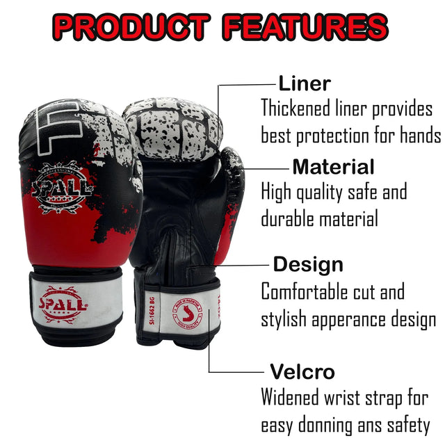 Boxing Gloves For Sparring Training And Fighting Lightweight | Ideal for All Surfaces, Kids & Adults | Match-Ready | Includes Pump & Needle | Durable & Long-Lasting Performance