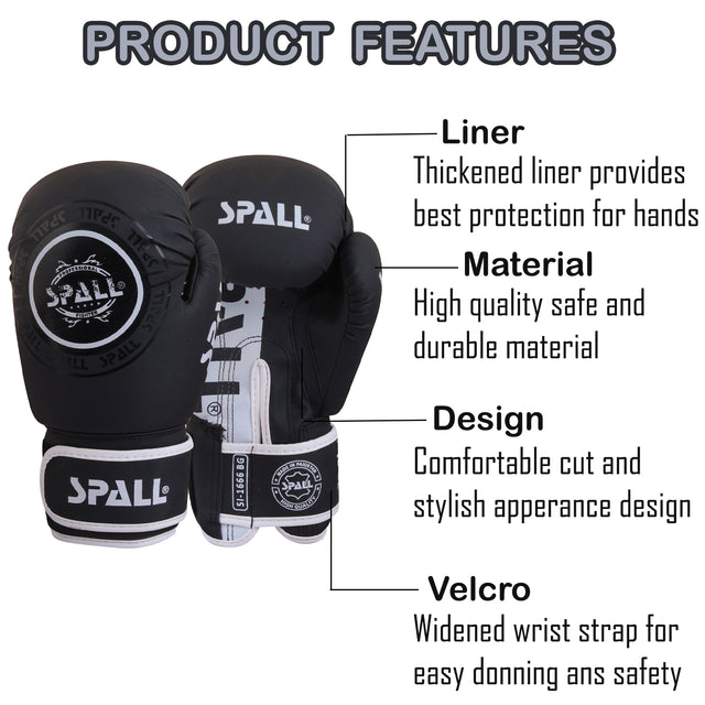 Boxing Gloves For Sparring Training & Fighting Lightweight (SI-1666) | Ideal for All Surfaces, Kids & Adults | Match-Ready | Includes Pump & Needle | Durable & Long-Lasting Performance