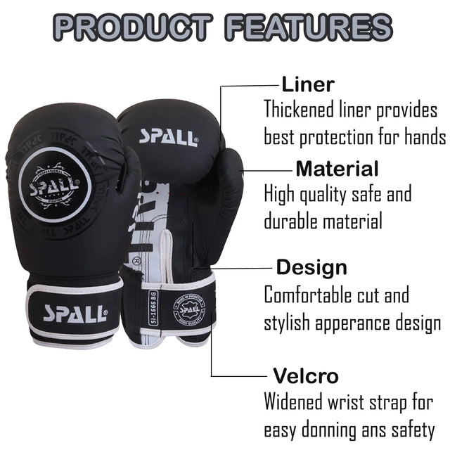 Boxing Gloves For Sparring Training & Fighting Lightweight (SI-1666) | Ideal for All Surfaces, Kids & Adults | Match-Ready | Includes Pump & Needle | Durable & Long-Lasting Performance