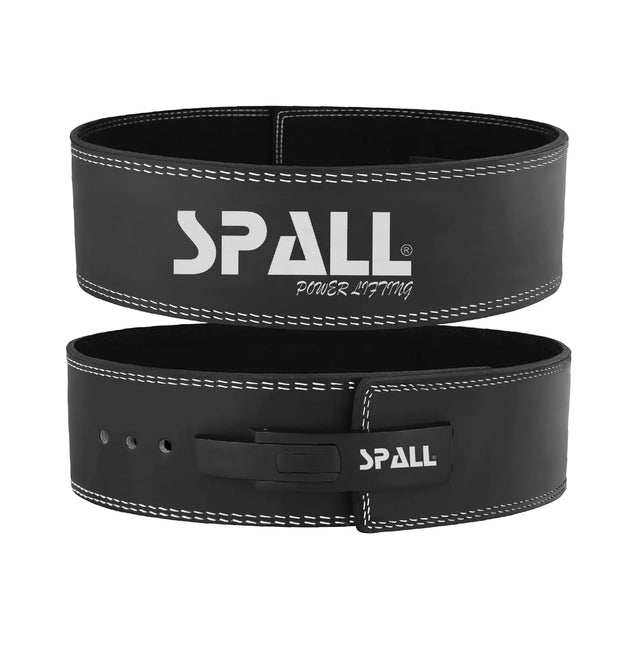 Lever Buckle Weight Lifting Leather Belt Gym Back Support For Men And Women Training Fitness Exercise For Tough Workouts Power Lifters Supports Lumbar Lower Back | Ideal for All Surfaces, Kids & Adult