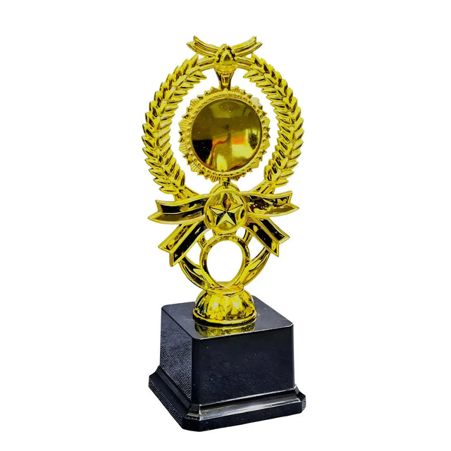 20cm Golden Star Trophy – Premium Award Trophy with Black Base for Achievements, Competitions & Events