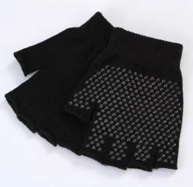 Yoga Gloves Men Women Gym Body Building Training Sports Non Slip | Ideal for All Surfaces, Kids & Adults | Match-Ready | Includes Pump & Needle | Durable & Long-Lasting Performance