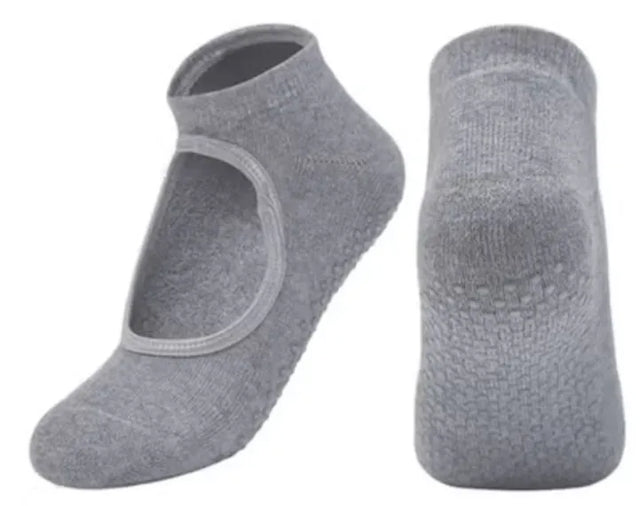 1 Pair Foot Care Massage Anti-Slip Men Women Yoga Socks | Ideal for All Surfaces, Kids & Adults | Match-Ready | Includes Pump & Needle | Durable & Long-Lasting Performance