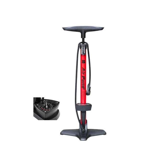 Universal Air Pump with Pressure Gauge ? High-Pressure Hand Pump for Football, Basketball, Bicycle, and Sports Balls | Ideal for All Surfaces, Kids & Adults | Match-Ready | Includes Pump & Needle