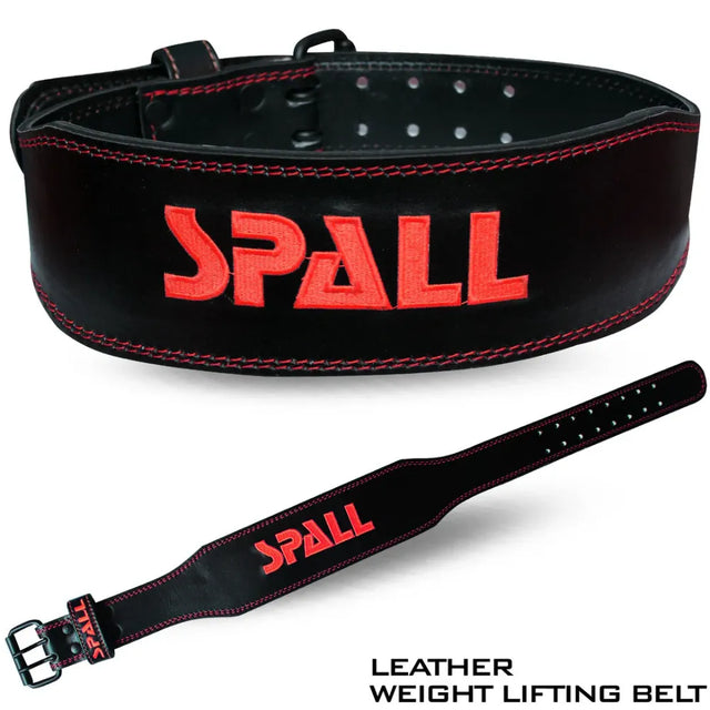 Weight Lifting Belt 4inch/6inch For Gym Fitness Weight Lifting Gym Home Body Waist Strength Training Exercise Power Building Pull Up | Ideal for All Surfaces, Kids & Adults | Match-Ready