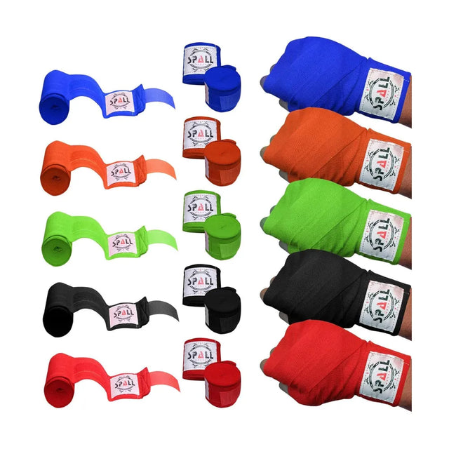 Hand wraps 4.5m Hand Protection for Muay Thai Kickboxing Fitness Boxing Gym Workout or MMA Punching Training Perfect for Men & Women | Ideal for All Surfaces, Kids & Adults | Match-Ready