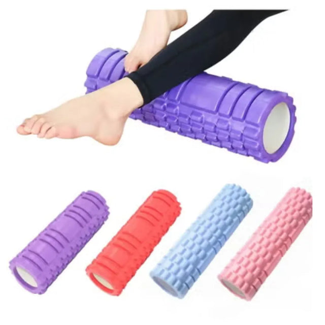 Foam Roller for Deep Tissue Muscle Massage Trigger Point Muscles Therapy | Ideal for All Surfaces, Kids & Adults | Match-Ready | Includes Pump & Needle | Durable & Long-Lasting Performance