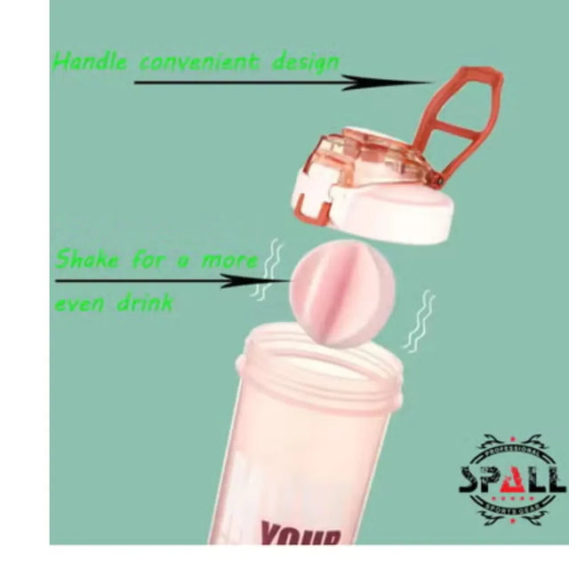 Protein Powder Shake Exercise Bottle Shake Smart Pin Cup | Ideal for All Surfaces, Kids & Adults | Match-Ready | Includes Pump & Needle | Durable & Long-Lasting Performance