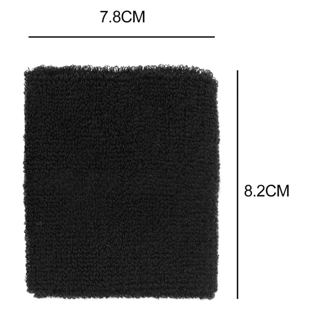 Direct Absorbent Wrist Sweatbands for Athletic Men and Women - 6 Pcs Tennis Wrist Sweat Bands for Gym & Running-Wicking Wristbands for Exercise | Ideal for All Surfaces, Kids & Adults | Match-Ready