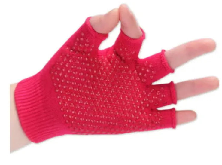 Yoga Gloves Men Women Gym Body Building Training Sports Non Slip | Ideal for All Surfaces, Kids & Adults | Match-Ready | Includes Pump & Needle | Durable & Long-Lasting Performance