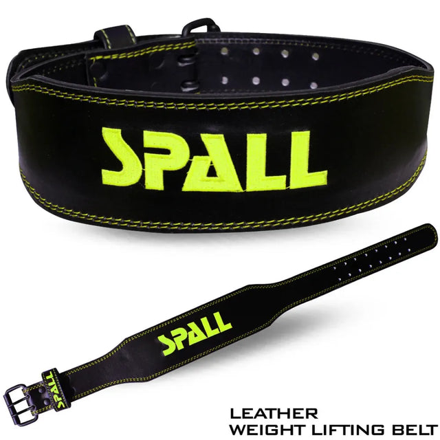 Weight Lifting Belt 4inch/6inch For Gym Fitness Weight Lifting Gym Home Body Waist Strength Training Exercise Power Building Pull Up | Ideal for All Surfaces, Kids & Adults | Match-Ready