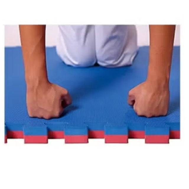 Exercise Mat for Tumbling, MMA, Martial Arts, Gymnastics, Judo, Stretching, Core Workouts 4cmX100cmX100cm | Ideal for All Surfaces, Kids & Adults | Match-Ready | Includes Pump & Needle | Durable & Long-Lasting