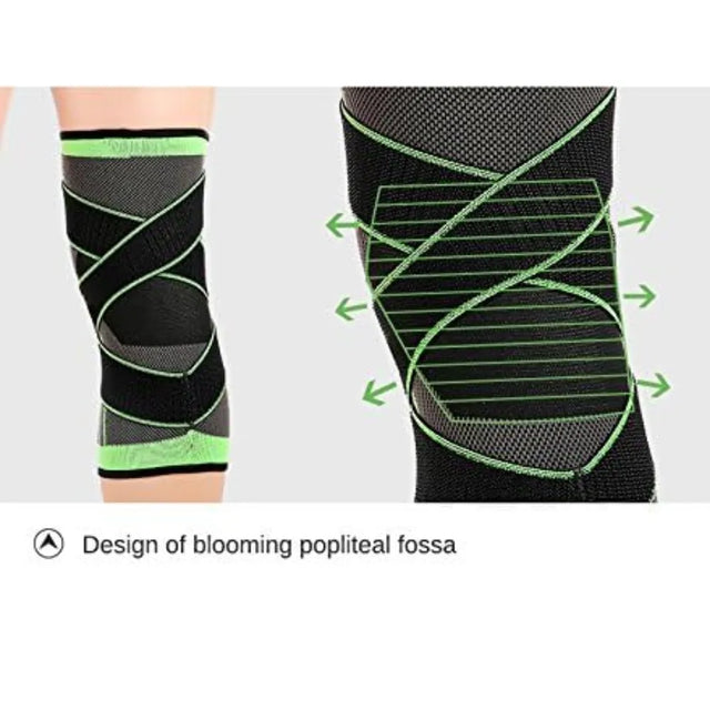 Knee Sleeve, Knee Pads Compression Fit Support -for Joint Pain and Arthritis Relief, Improved Circulation Compression - Wear Anywhere - Single | Ideal for All Surfaces, Kids & Adults | Match-Ready