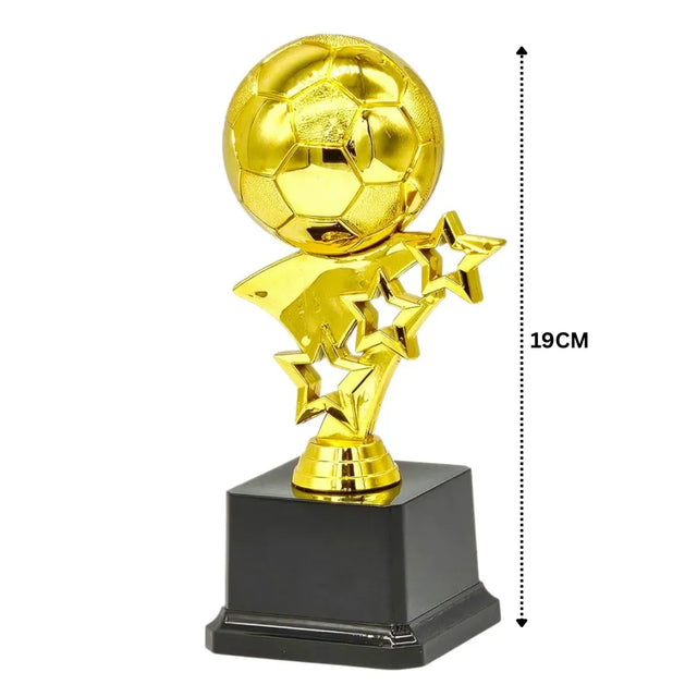 Soccer Competition Golden Ball Awards Trophy New Plastic Model Winner Award Trophy Craft Souvenirs Excellent Player Award Soccer Trophie Award Prize | Ideal for All Surfaces, Kids & Adults | Match-Ready