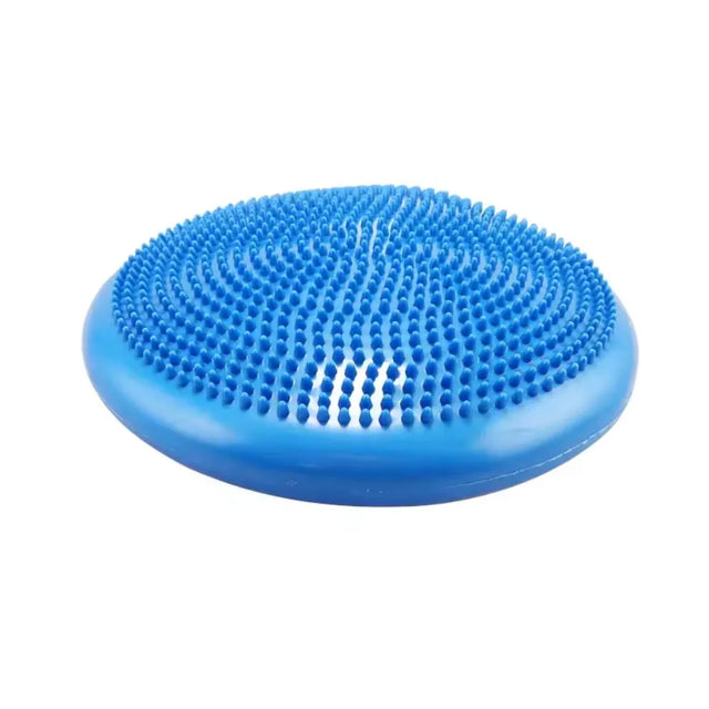Inflatable Yoga Massage Ball Durable Universal Sports Gym Fitness Yoga Wobble Stability Balance Disc Massage Cushion Mat | Ideal for All Surfaces, Kids & Adults | Match-Ready | Includes Pump & Needle