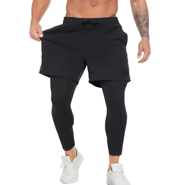 Running Long Short with Side Pockets for Quick Drying Breathable Exercise Jogging Cycling Fitness Athletic Gym Workout Active Training Ideal for Men and Women | Ideal for All Surfaces, Kids & Adults
