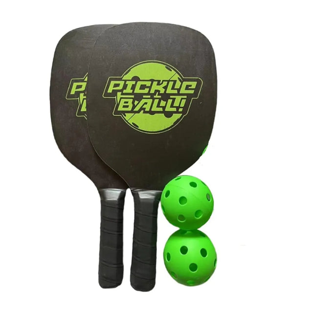 Pickleball Set of 2 Pickleball-Paddles with 4 Balls, Ball Bag, Ball Retriever Lightweight Pickle Ball Paddle Set of-2 and Accessories for Adults, Kids, Beginners Intermediates | Ideal for All Surfaces