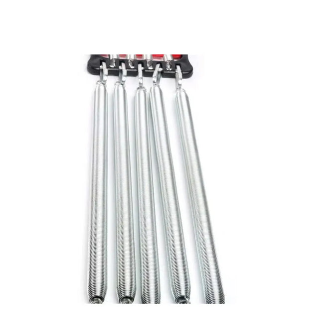 Five Spring Chest Expander Pulling Force Exerciser | Ideal for All Surfaces, Kids & Adults | Match-Ready | Includes Pump & Needle | Durable & Long-Lasting Performance