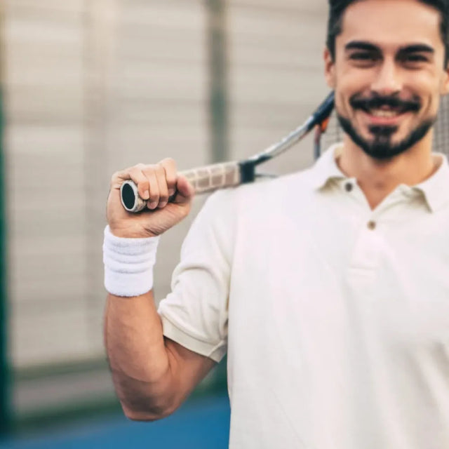 Direct Absorbent Wrist Sweatbands for Athletic Men and Women - 6 Pcs Tennis Wrist Sweat Bands for Gym & Running-Wicking Wristbands for Exercise | Ideal for All Surfaces, Kids & Adults | Match-Ready