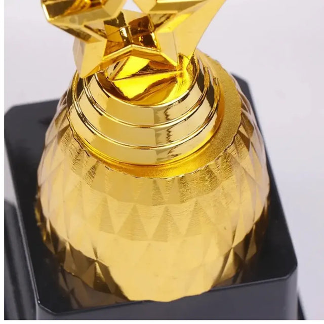 Soccer Competition Golden Ball Awards Trophy New Plastic Model Winner Award Trophy Craft Souvenirs Excellent Player Award Soccer Trophie Award Prize | Ideal for All Surfaces, Kids & Adults | Match-Ready