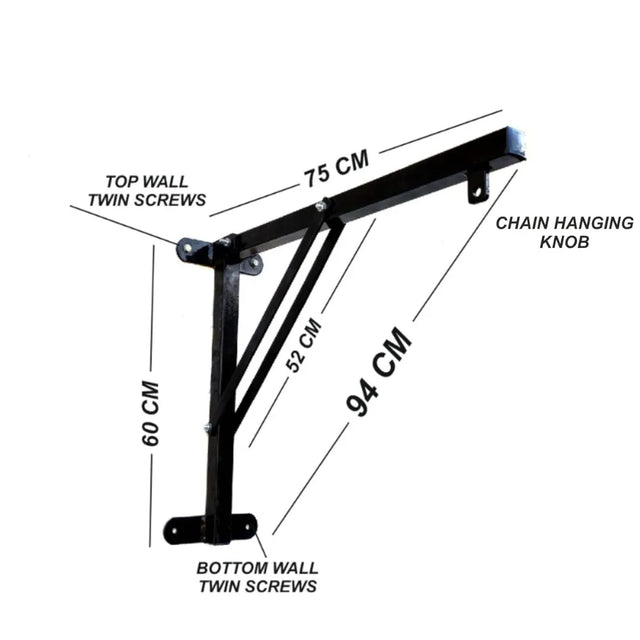 Gymaholic Heavy Bag Stand, Boxing Bag Hanging Stand, Boxing Bag Hanger, Boxing Bag Stand, Boxing Stand | Ideal for All Surfaces, Kids & Adults | Match-Ready | Includes Pump & Needle | Durable & Long-Lasting