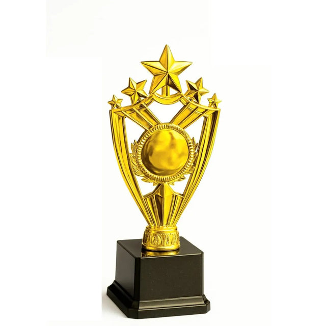 21.3cm Star Gold Trophy – Achievement Award Trophy for Sports, Competitions & Recognition Events