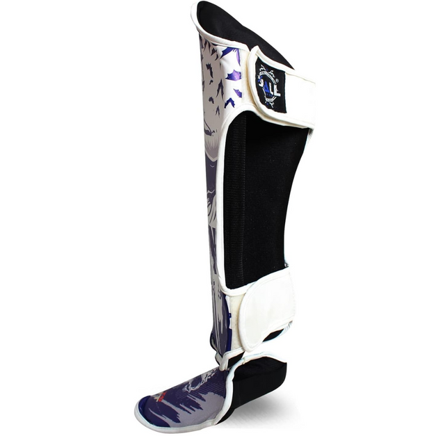Shin Instep Pads S M L XL Black Red Blue for Protective Leg BJJ Karate Sparring Kickboxing Martial Arts MMA Boxing and Training Equipment Gear Perfect for Men By SPALL(SI-1357) | Ideal for All Surface