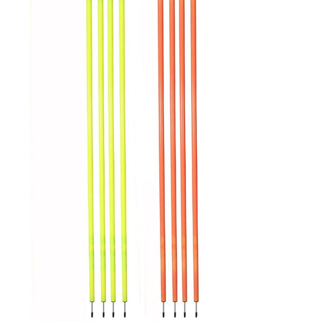 Agility Slalom Poles for Football Training Foldable Unisex Adults- Set of 4 (5 ft x 25 mm)