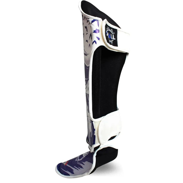 Shin Instep Pads S M L XL Black Red Blue for Protective Leg BJJ Karate Sparring Kickboxing Martial Arts MMA Boxing and Training Equipment Gear Perfect for Men By SPALL(SI-1357) | Ideal for All Surface