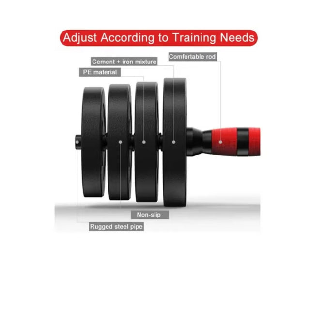 10/15/20/30kg Adjustable Weightlifting Dumbbells Set with Non-Slip Rod and Barbells for Home Gym Exercise | Ideal for All Surfaces, Kids & Adults | Match-Ready | Includes Pump & Needle | Durable & Long-Lasting