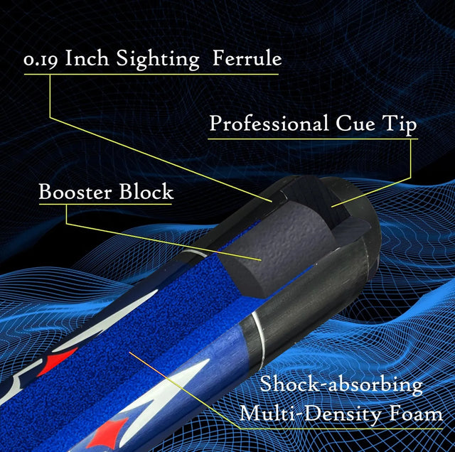 Snooker Cue Stick Play Billiard Pool Sticks Wood Materials Straight Feel Good Beautiful Entertainment Snooker Billiard Tool | Ideal for All Surfaces, Kids & Adults | Match-Ready | Includes Pump & Need