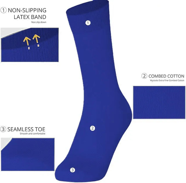 Men's Socks Supreme Comfort Ankle Support Enhanced Performance Crew Socks Premium Athletic Breathable Casual Socks Moisture Wicking Ultimate Softness (234520) | Ideal for All Surfaces, Kids & Adults