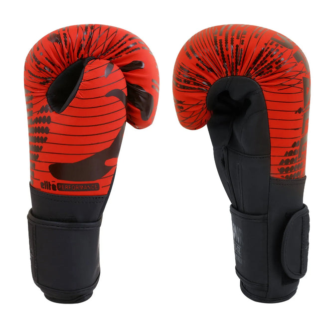 Boxing Gloves Punching Gloves 8 oz 10 oz 12 oz 14 oz Red Blue Ergonomic Design For Muay Thai Sparring Kickboxing Fighting Martial Arts Workout Gloves(SI-1550) | Ideal for All Surfaces, Kids & Adults