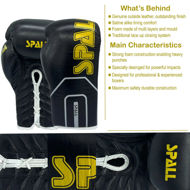 Professional Boxing Gloves For Strong Punches Sparring And Kickboxing Fighting Punch Bag Workout Muay Thai And Training(SI-804) | Ideal for All Surfaces, Kids & Adults | Match-Ready | Includes Pump & Needles