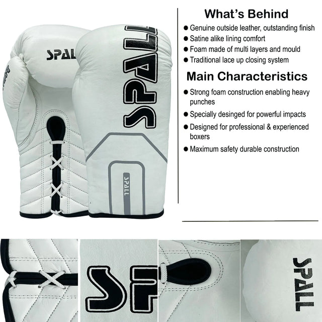 Professional Boxing Gloves For Strong Punches Sparring And Kickboxing Fighting Punch Bag Workout Muay Thai And Training(SI-804) | Ideal for All Surfaces, Kids & Adults | Match-Ready | Includes Pump & Needles