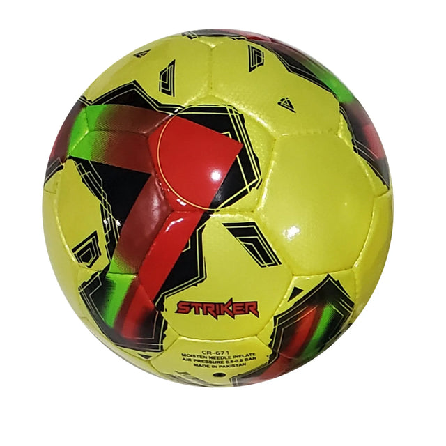 Football Soccer Ball For matches World Cup Best Indoor/Outdoor Water Proof Ball For Professional Training And Matches For Men And Women Youth And Adult(CR-671) | Ideal for All Surfaces, Kids & Adults